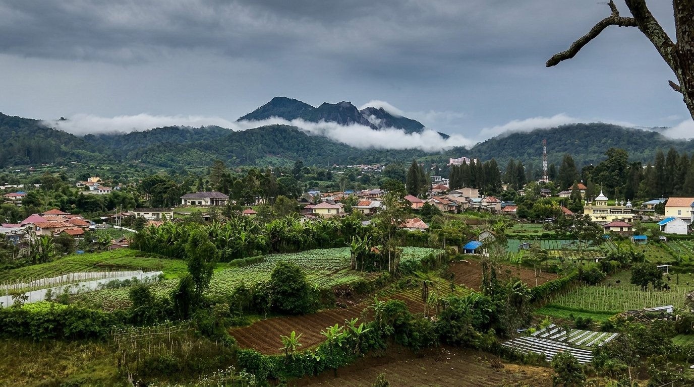 jungle trek in Gunung Leuser National Park to spot Sumatran orangutans and tropical flora.