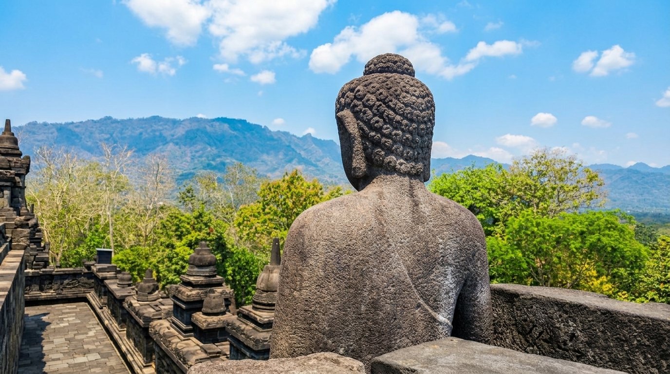 world-renowned Borobudur Temple, a UNESCO World Heritage site.