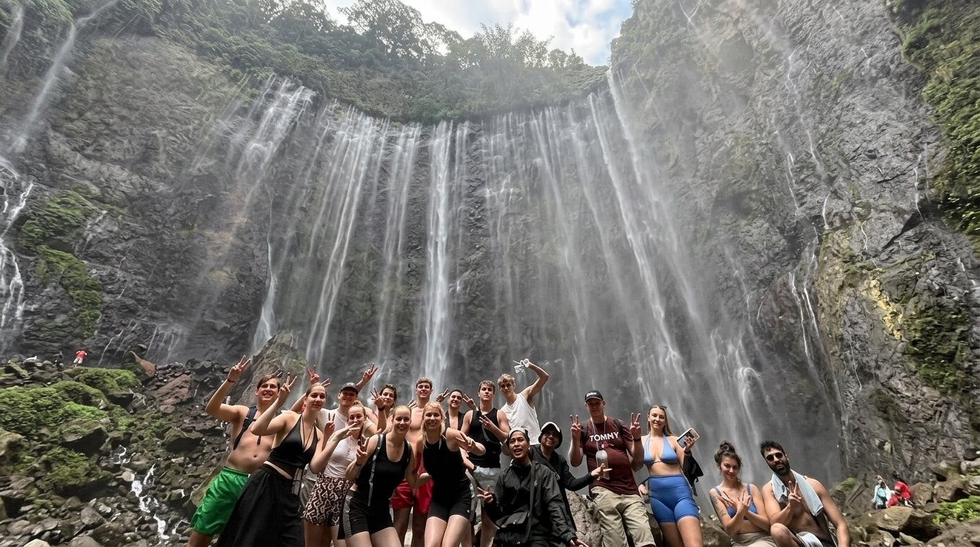 Tumpak Sewu Waterfall Shared Tour Itinerary
