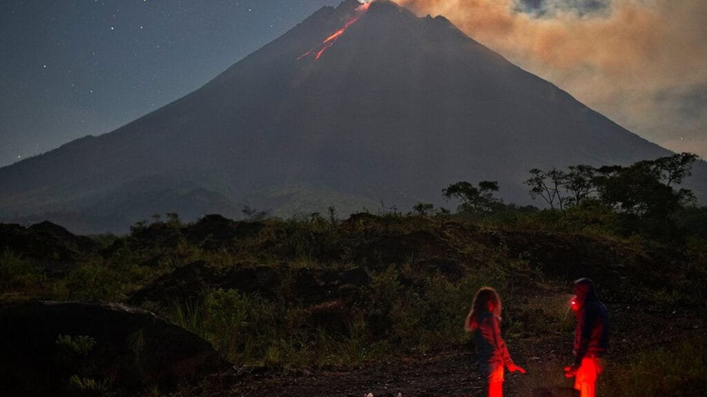 Discover Indonesia's Active Volcano: Merapi Sunset and Lava Flow Tour