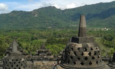 Sunrise Above the Clouds: A Journey to Mount Merapi and Borobudur Temple