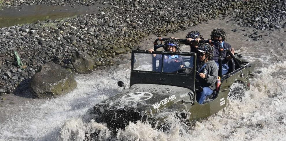 Merapi Jeep Tour and Elo River Whitewater Rafting