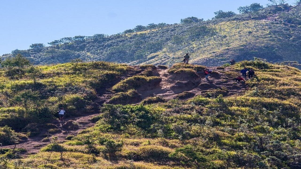Nature at its Finest Witnessing the Spectacular Mount Merbabu Sunrise on a Camping Trip